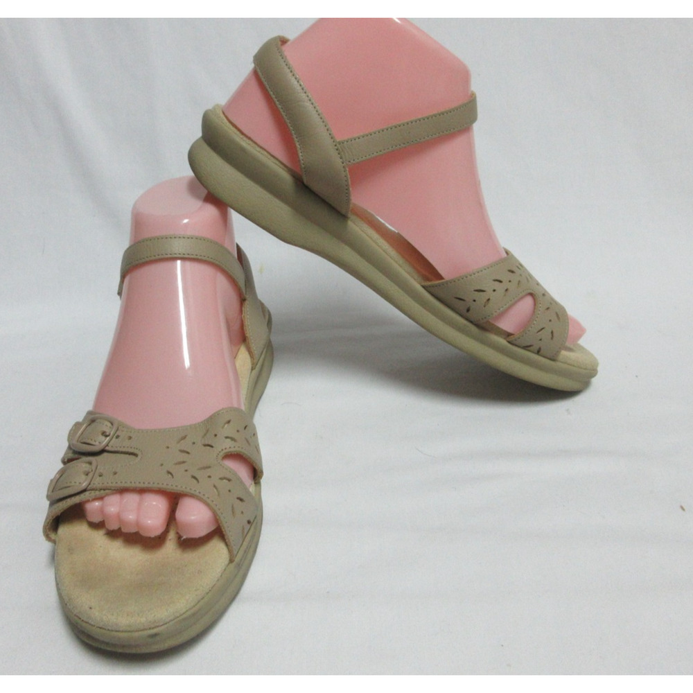 SAS Duo Quarter Strap Sandals Women's Tan Shoes Size 8.5 N Beige Comfort